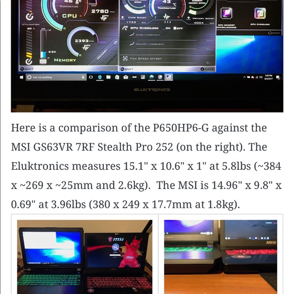 Eluktronics Gaming Laptop - Picture 10 of 11